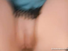 Blonde sucking for cum