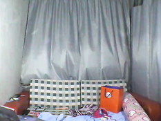 Asian teen stripping on webcam