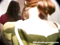 Lesbian college girls having fun