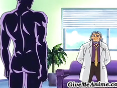 Captured maid gets both holes checked