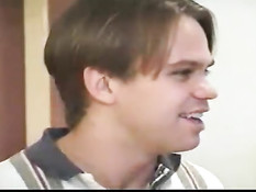 German au pair in action