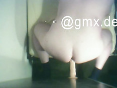 German gay with dildo 1