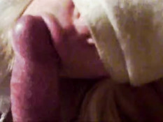 Blindfolds and a blowjob