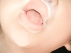 Asian kissing and licking