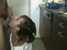 Deep in her in the kitchen 1