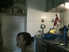 Deep in her in the kitchen 1