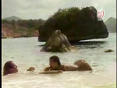 Tera Patrick on the beach