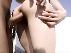 Natasha fucked on roof terrace 4