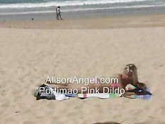 Angel Beach masturbation