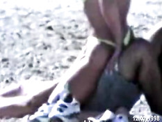 Public sex on the beach