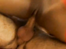 Ebony hooker sandwiched