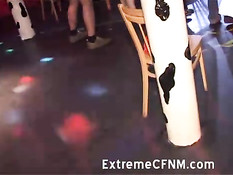 Wild party girls suck cock 