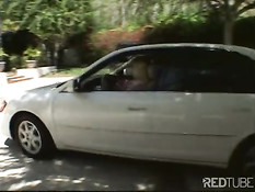 Four very big boobs and one lucky dick