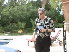 Four very big boobs and one lucky dick