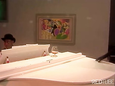 Lesbian and straight sex combined