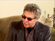 Sexy blond chick boned by two guys