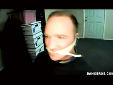 Three bitches and one dick in action