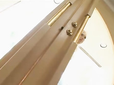 Wild busty blonde gets all holes fucked