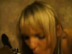 Blonde fingered and fucked