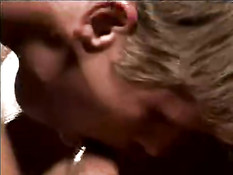 Blond boy does a good job