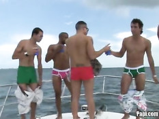 Luxury boys prefer yachting