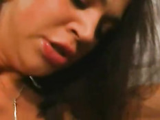 She takes her mouthful