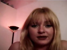 Chubby california girl blowing