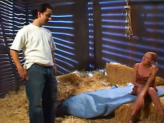 Hot farmergirl gets italian cock