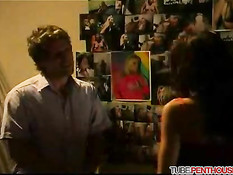 Beauty fucked in throat and pussy 1