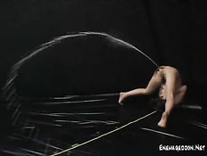 Milk squirting contest