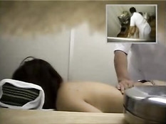 Massage of an asian girl