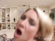 Blond anal whore