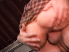 Latina fucking in and on car