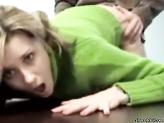 Beautiful secretary fucked by her boss