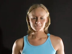 Leah Wilde gagging for cum