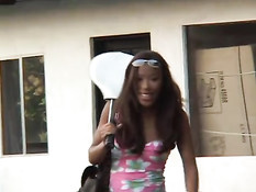 Young Taya is a horny black bitch