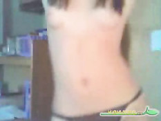 Sweet teen playing around