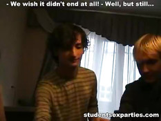 Горячая групповуха русских студентов