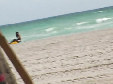 Fucking black beauty from the beach
