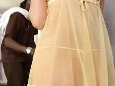 Very hot ravenhaired lady nailed