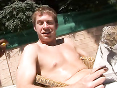 Busty chubby black chick going two holey