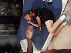 Ebony pornstars on the set