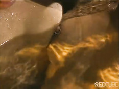 Hot blond babes enjoy life in the pool