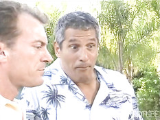 Hot blond babes enjoy life in the pool