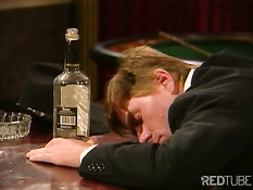 Hot glamour sex with blond babe