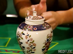 Hot glamour sex with blond babe