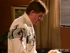 Hot glamour sex with blond babe