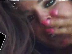 Big tited brunette fucked by the pool