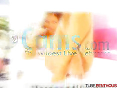 Hot blonde gets pleasure at the pool 2