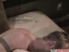 Hot pair cumshot & business blowjob